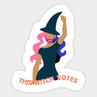 This Witch Votes! Sticker